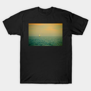 Sailing on Lake Michigan - Algoma, WI T-Shirt